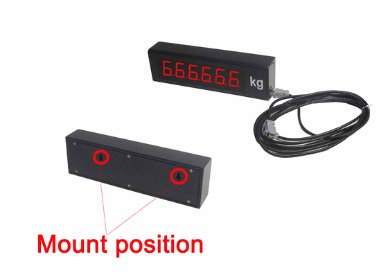 LED-Fernanzeigen-Messdose-Indikator mit Kommunikation RS232 und RS485