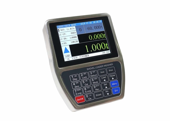 Erhalten Sie präzise Ergebnisse mit der Schaufellader-Anzeige s 100-12 000 kg Wägebereich und 1/100 000 Auflösung